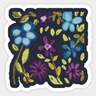 FLOWERS WATERCOLOUR Sticker